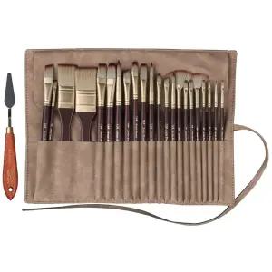 수채화 유화 프로필렌 고급 브러쉬 세트 24종세트+수납백