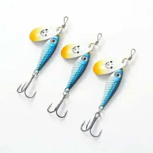 어복충만 스피너 베이트 3p 세트 20g 배스 루어 블루