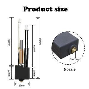 Anycubic Kobra 3 콤보 핫엔드(히트 브레이크 노즐 포함)용 1-5set 프린트 헤드용 서미스터 목구멍 히터