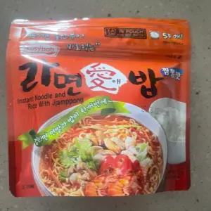 라밥 이지밥 일회용 라밥 라면밥 발열도시락 (라면애밥 짬뽕 110g 5개)