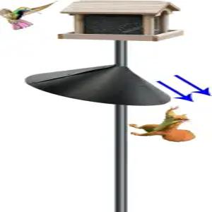 새 모이통을 위한 다람쥐 배플 야외 양치기 갈고리를 방지 콘 새집을 억제력 대형 가드/블로커 액세서리