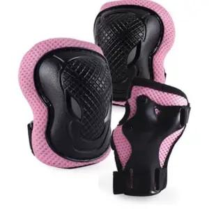 비바 아동 인라인 자전거 보호대 핑크 손 팔꿈치 무릎