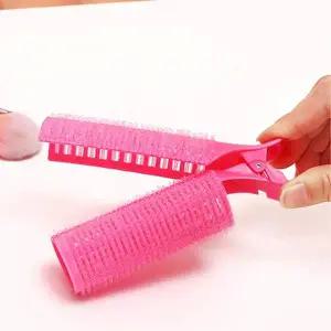 고데기 앞머리롤 셀프 헤어롤 파마 뿌리 집게형 볼륨