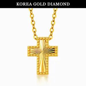 [한국금다이아몬드] *롯쇼페특가* 순금 24K 목걸이 마테오 크리스 십자가 1.87