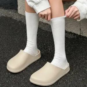 [옷자락]남녀 공용 빅사이즈 편안한 착용감 데일리 스타일 뮬 슬리퍼