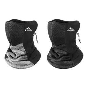 방한 아웃도어 마스크 넥워머 자전거 등산 낚시 스키 워머 64x36cm 1개