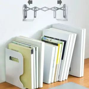 길이조절 책꽂이 자바라 책상 탁상용 정리 책홀더