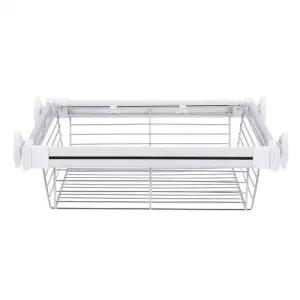 장롱레일 바구니 수납 장롱 철제 슬라이딩 주방 바스켓