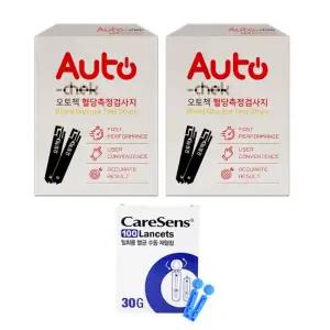 오토첵 혈당측정지 100매 + 침100개