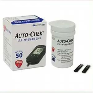 혈지 혈당시험지 혈당검사지 전용 오토첵 당측정 당뇨체크 기 50매 [m9B7C17]