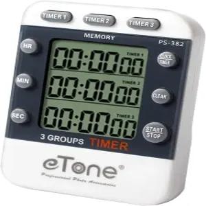 eTone 3 채널 타이머 카운터 다크룸 개발 카운트다운 시계 처리 장비 필름 카메라 액세서리