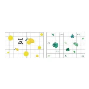 디자인 주방 시트지 60x2m 타일 레인지 소품 방수 정