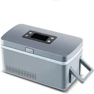 WRTYHGVGT 휴대용 인슐린 냉장고 및 냉장 박스 LED 디스플레이 스크린 의약품 2-8°C 스테이션 왜건 미니