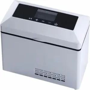 WRTYHGVGT 휴대용 인슐린 냉장고 미니 가정용 자동차 소형 충전식 정밀 온도 제어 0-8도 흰색