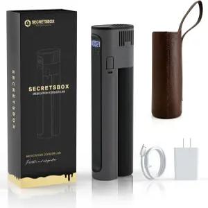 전기 인슐린 쿨러 여행 배터리가 장착된 펜 미니 약물 냉장고 1개 온도 조절 가능한 36-77 F 3단계 냉각