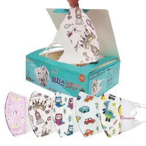 아동용 마스크 일회용 5종 이지스 입체 25매 캐릭터ssu869