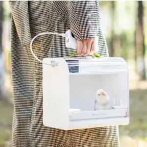 앵무새이동장 휴대용 저소음 앵무새육추기