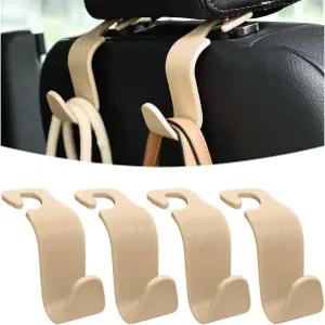 카시트 헤드레스트 후크 핸드백 코트 식료품 가방 자동차 인테리어 액세서리 범용 차량 뒷좌석 플라스틱