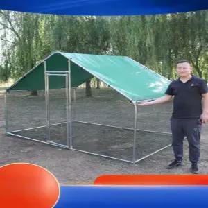 야외 닭장 대형 조류 둥근 새장 조립식 울타리 철장