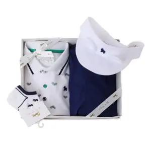 [갤러리아] (백일/돌)제임스패턴상하/썬캡/덧신(07T3230170외 2종)