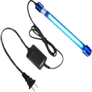 5W 수족관 조류 청정 경수조 물 연두색 투명 램프 방수 어항 연못 수조 필터 섬프 수영장 6.9인치