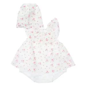 [갤러리아] (압소바출산,백일,귀여운유아복)핑꽃무소바디슈트(모자)(A13-10633)