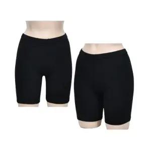 면스판 3부 여성 속바지 - 블랙 교복 치마 속옷바지 여성속바지 여자속바지 교복속바지