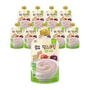 [보리보리/남양유업]남양 맘스쿠킹 이유식 프룬 사과 (6개월) 10개