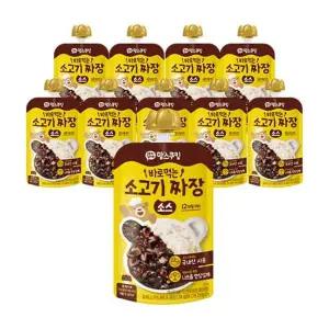 [보리보리/남양유업]남양 맘스쿠킹 바로먹는 소고기 짜장소스 100g 10개