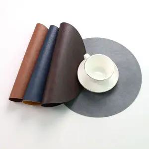 원형 식탁 매트 2p 오염방지 패드 식탁보 티코스터