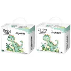 나비잠 팬티 기저귀 매직소프트 어린이 특대형 2팩