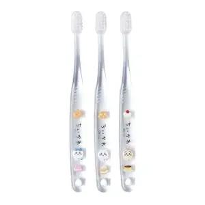 [골드스마일]세트 칫솔 3P 스케이터 (캡포함) STEP2 아동용 치이카와