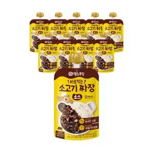 남양 맘스쿠킹 바로먹는 소고기 짜장소스 100g 10개