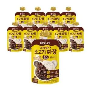 남양 맘스쿠킹 바로먹는 소고기 짜장소스 100g 10개