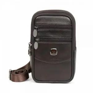 (색상 색상/207 브라운)207 블루마운트 소가죽 남성 미니백 크로스백