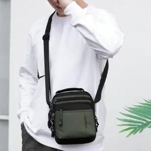 방수 원단 수납 공간 좋은 남성 세컨 가방 크로스백 슬링 다용도 서류 패드 메신저백