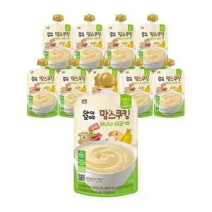 [T] 맘스쿠킹 이유식 바나나 사과 배 (6개월) 10개