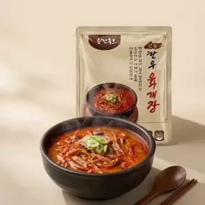 건더기 듬뿍 한우 사골로 우려낸 특 한우 육개장 700g 5개