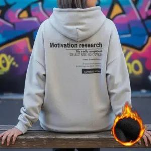 라서치 3컬러 여성 기모 모티베이션 후드티 LK-TA26