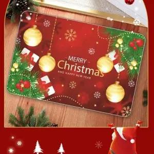 인테리어 크리스마스 발 매트 트리 크리스마스 규조토 발 매트 산타