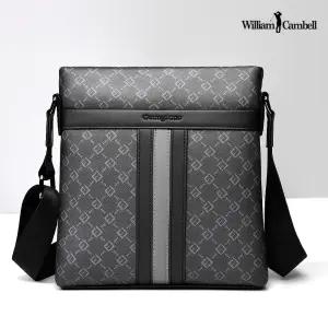 윌리엄캠벨 소가죽 남성크로스백 숄더백 태블릿 출퇴근 보조 가방 WC207