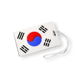 PVC 캐리어 네임택(태극기). 러기지택 TAG 여행용품
