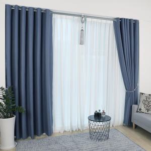 데코뱅크 엘리 100프로 암막커튼 2장세트/작은창/중형/대형/특대형/거실/창/커텐/베란다