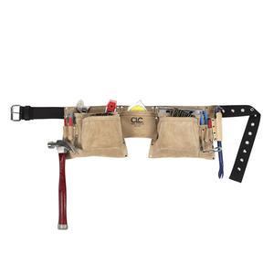 CLC 씨엘씨 세무가죽 툴벨트 527X 공구 포켓 스웨이드공구벨트 12포켓