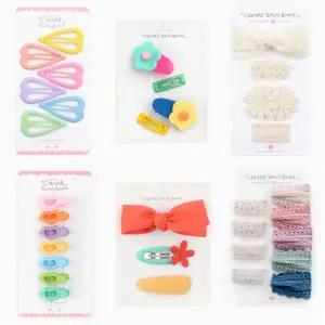 채니봉봉 여아 머리핀 세트 유아 아기 똑딱 집게 헤어핀 선물
