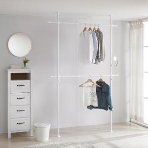 왕자 네오스페이스 베이직 2단 행거 옷걸이 798