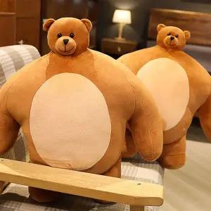 [갓샵]어깨깡패 소두곰인형 46cm [머리작은 소두 대두 대형 큰 곰돌이 봉제 곰 안고자는 인형 선물]