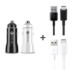 베네치아 QC 3.0 차량용 고속 충전기+언박싱 삼성 전용 C타입 고속 충전 케이블