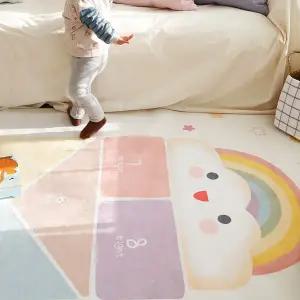 [한스갤러리] 아이방 러그 사방치기 유아 아동 키즈 놀이방 거실 매트 러그 카페트