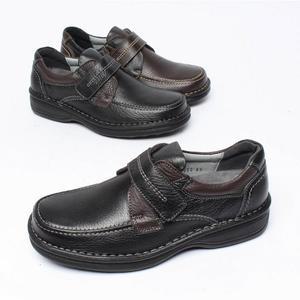 대신cmJ-8201 가죽 쿠션 캐주얼화/남성로퍼/컴포트화/남성단화/심플 편안한 찍찍이 가죽로퍼